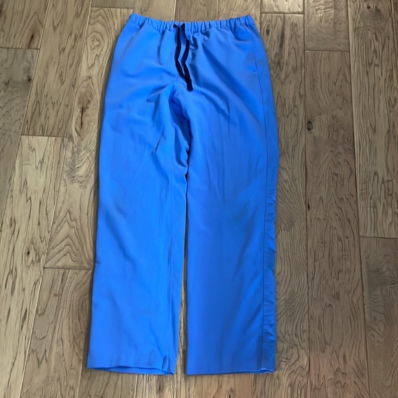 Men’s Ceil blue scrub pants.  Drawstring size small - Picture 3 of 4